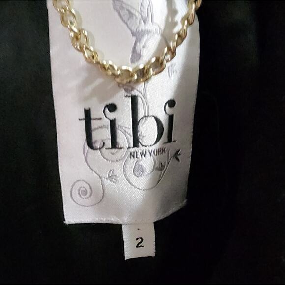 TIBI Black Wool Academia Vintage Vibes Goth‎ Victorian Coat Women's Size 2 - Picture 5 of 10